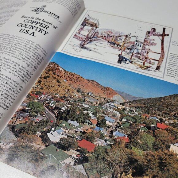 Arizona Highways October 1975 Kachina Doll Copper Industry Vintage Art Barzona - Picture 6 of 12